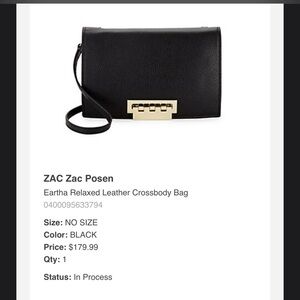 ZAC Zac Posen Eartha Relaxed Leather Crossbody Bag